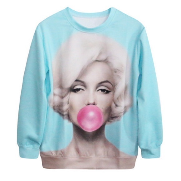 Sweaters - 🔵HOST PICK🔵 Marilyn Monroe Bubblegum Sweater